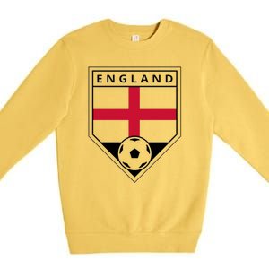 Cool England Soccer Team Premium Crewneck Sweatshirt