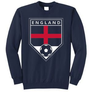 Cool England Soccer Team Tall Sweatshirt