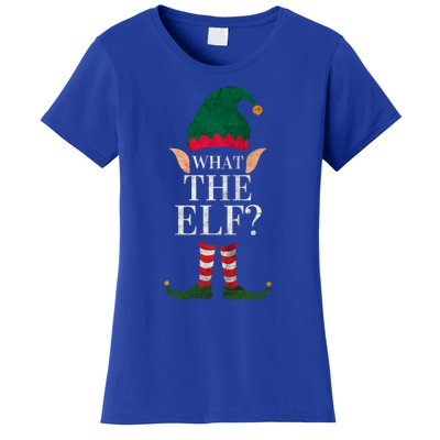 Christmas Elves SantaS Helper What The Elf Family Matching Gift Women's T-Shirt