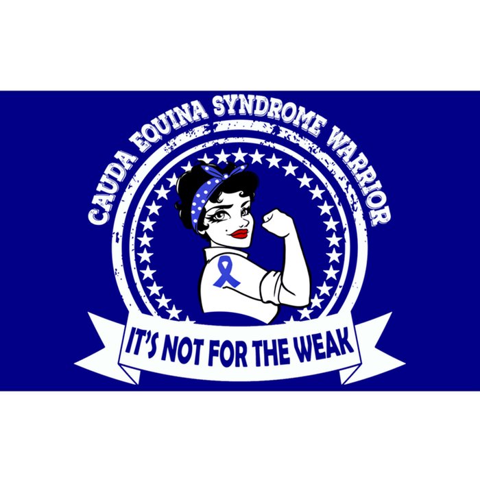 Cauda Equina Syndrome Warrior Gift Not For The Weak Ribbon Gift Bumper Sticker