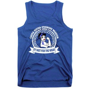 Cauda Equina Syndrome Warrior Gift Not For The Weak Ribbon Gift Tank Top