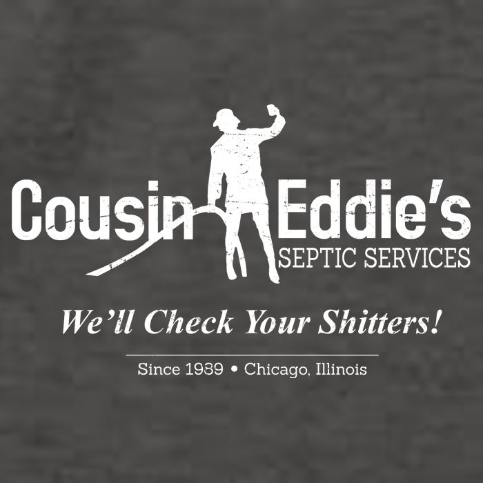 Cousin Eddie's Septic Service We'll Check Your Shitters! Vector Backpack