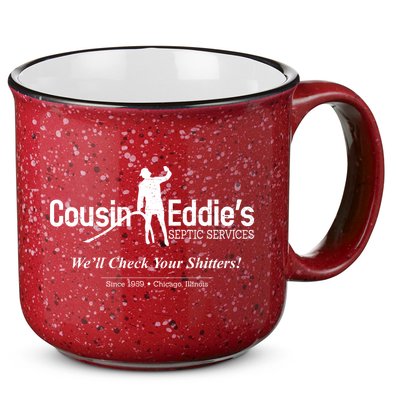 Cousin Eddie's Septic Service We'll Check Your Shitters! 15oz Campfire Ceramic Mug