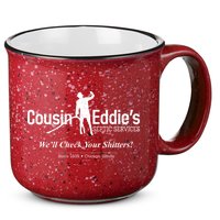 Cousin Eddie's Septic Service We'll Check Your Shitters! 15oz Campfire Ceramic Mug
