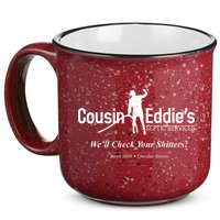 Cousin Eddie's Septic Service We'll Check Your Shitters! 15oz Campfire Ceramic Mug