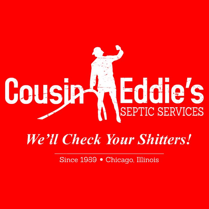 Cousin Eddie's Septic Service We'll Check Your Shitters! 16 in Basic Backpack