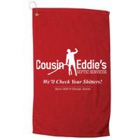 Cousin Eddie's Septic Service We'll Check Your Shitters! Golf Towel