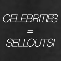 Celebrities Equal Sellouts Adult Drive Performance Visor