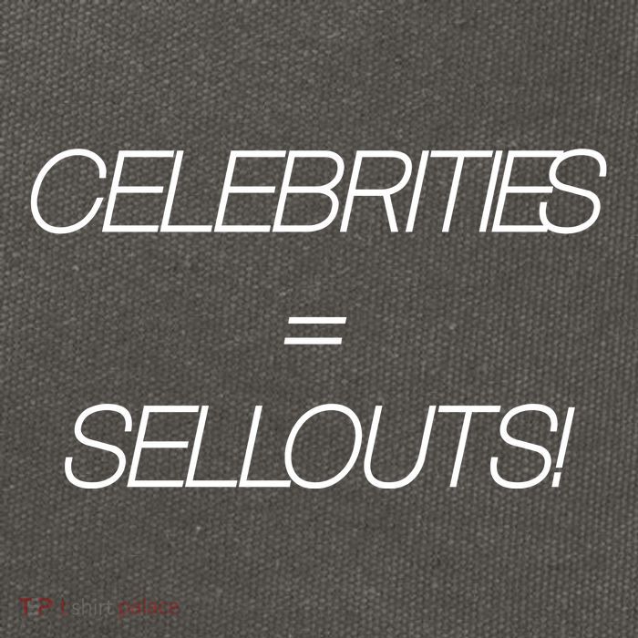 Celebrities Equal Sellouts Cotton Canvas Backpack