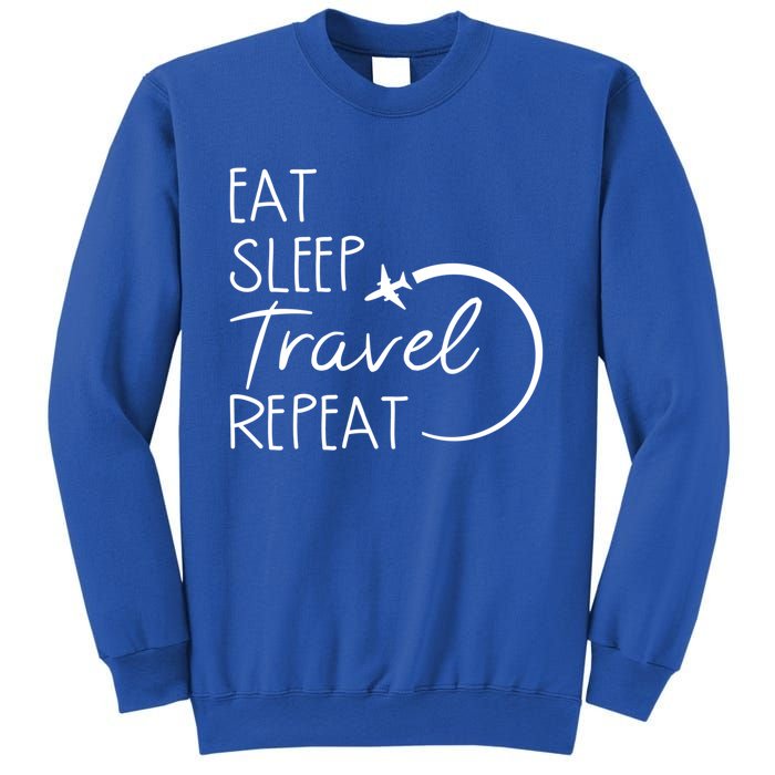 Camping Eat Sleep Travel Repeat Camping Lovers Gift Sweatshirt