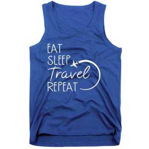 Camping Eat Sleep Travel Repeat Camping Lovers Gift Tank Top