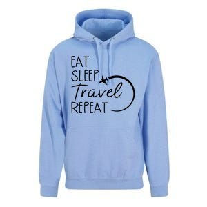 Camping Eat Sleep Travel Repeat Camping Lovers Gift Unisex Surf Hoodie