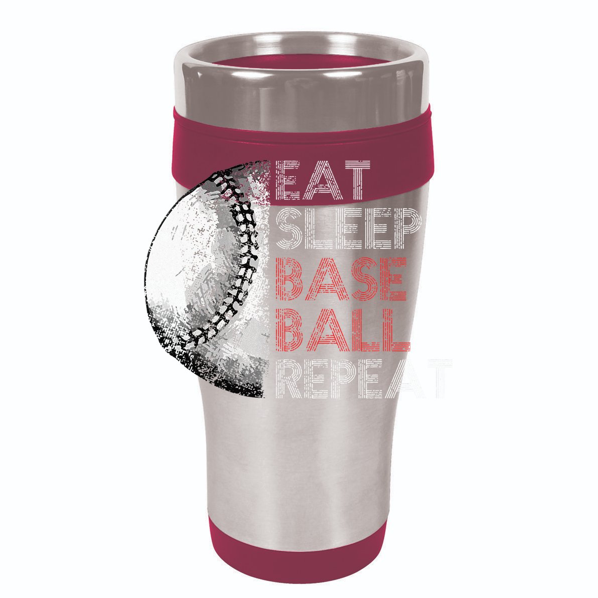 Cute Eat Sleep Baseball Repeat Vintage Flat Bill Trucker Hat