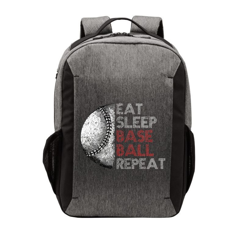 Cute Eat Sleep Baseball Repeat Vintage Vector Backpack