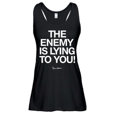 Carew Ellington Spread The Truth The Enemy Is Lying To You Ladies Essential Flowy Tank
