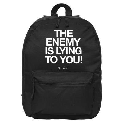 Carew Ellington Spread The Truth The Enemy Is Lying To You 16 in Basic Backpack
