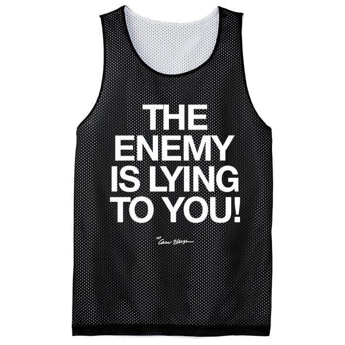 Carew Ellington Spread The Truth The Enemy Is Lying To You Mesh Reversible Basketball Jersey Tank