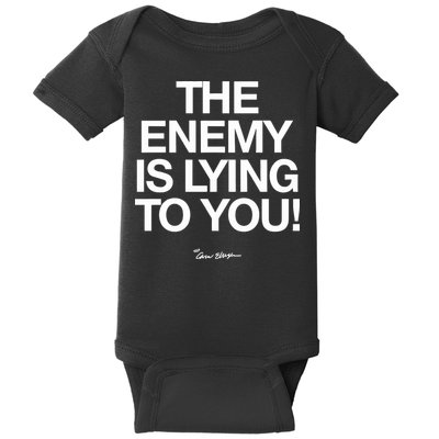 Carew Ellington Spread The Truth The Enemy Is Lying To You Baby Bodysuit