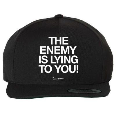 Carew Ellington Spread The Truth The Enemy Is Lying To You Wool Snapback Cap