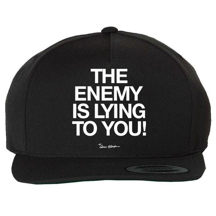 Carew Ellington Spread The Truth The Enemy Is Lying To You Wool Snapback Cap