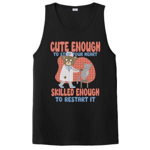 Cute Enough To Stop Your Heart Skilled Enough To Restart It Gift PosiCharge Competitor Tank