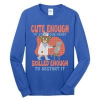 Cute Enough To Stop Your Heart Skilled Enough To Restart It Gift Tall Long Sleeve T-Shirt