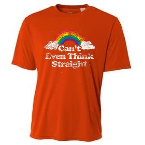 Cant Even Think Straight Lgbt Pride Month Cooling Performance Crew T-Shirt