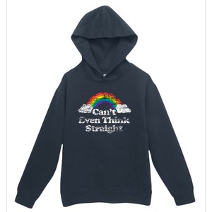 Cant Even Think Straight Lgbt Pride Month Urban Pullover Hoodie