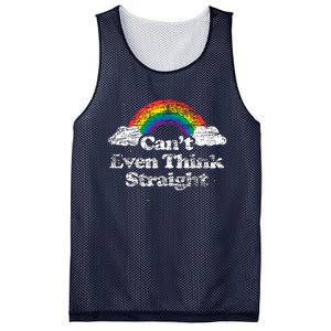 Cant Even Think Straight Lgbt Pride Month Mesh Reversible Basketball Jersey Tank