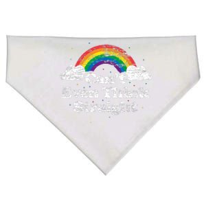 Cant Even Think Straight Lgbt Pride Month USA-Made Doggie Bandana