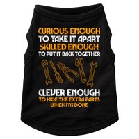 Curious Enough To Take It Apart Car Auto Garage Mechanic Doggie Tank