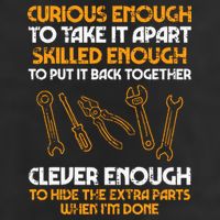 Curious Enough To Take It Apart Car Auto Garage Mechanic Beanie