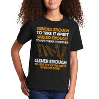 Curious Enough To Take It Apart Car Auto Garage Mechanic Kids T-Shirt