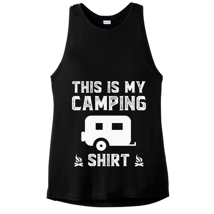Camping equipment tent chair gift idea Ladies PosiCharge Tri-Blend Wicking Tank