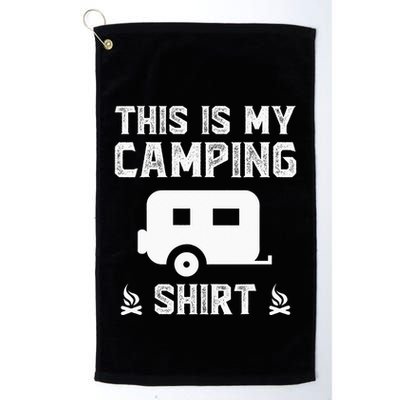 Camping equipment tent chair gift idea Golf Towel