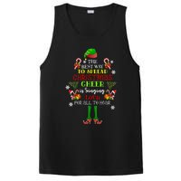 Cute Elf The Best Way To Spread Christmas Cheer Singing Loud PosiCharge Competitor Tank