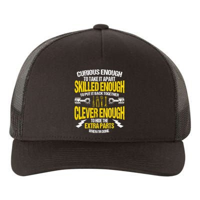 Curious Enough To Take It Apart Yupoong Adult 5-Panel Trucker Hat
