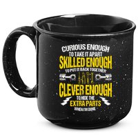 Curious Enough To Take It Apart 15oz Campfire Ceramic Mug