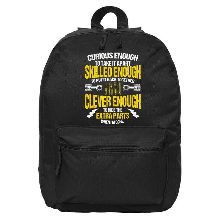 Curious Enough To Take It Apart 16 in Basic Backpack