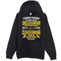 Curious Enough To Take It Apart Premium Pullover Hoodie