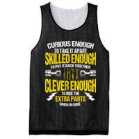 Curious Enough To Take It Apart Mesh Reversible Basketball Jersey Tank