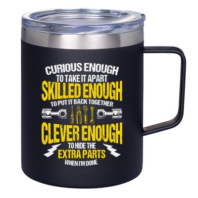 Curious Enough To Take It Apart 12oz Stainless Steel Coffee Mug