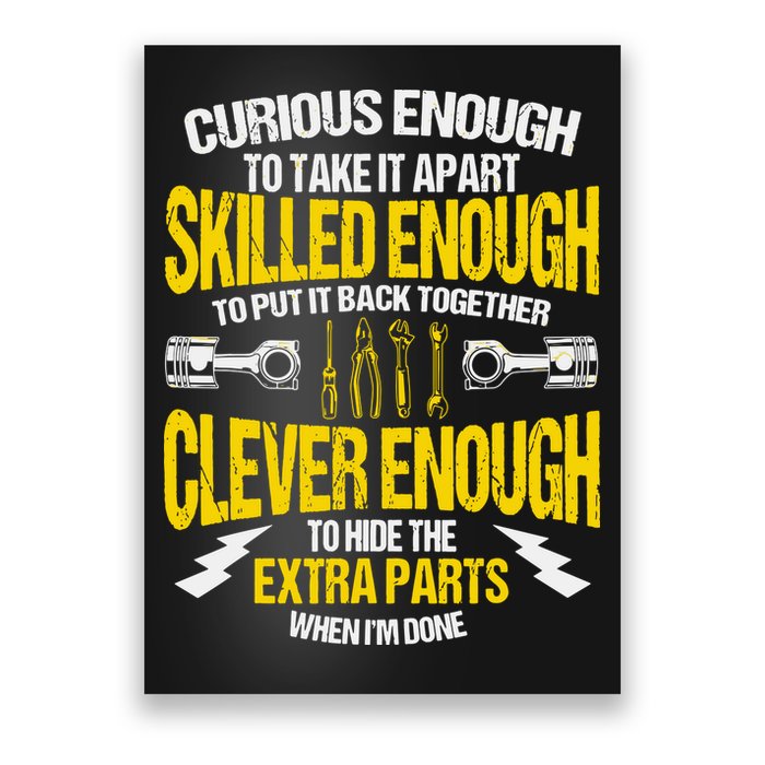 Curious Enough To Take It Apart Poster