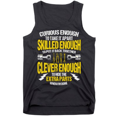 Curious Enough To Take It Apart Tank Top