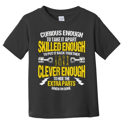 Curious Enough To Take It Apart Toddler T-Shirt