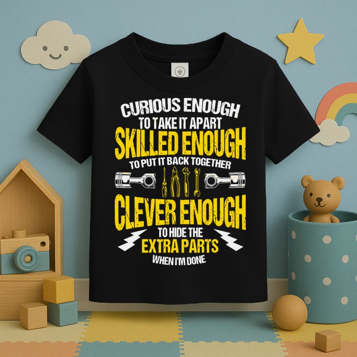Curious Enough To Take It Apart Toddler T-Shirt