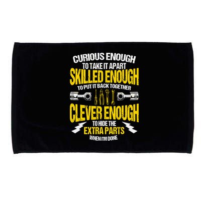 Curious Enough To Take It Apart Microfiber Hand Towel