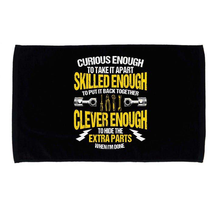 Curious Enough To Take It Apart Microfiber Hand Towel