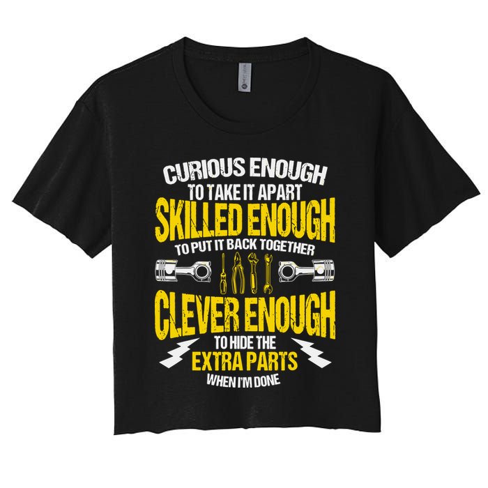 Curious Enough To Take It Apart Crop Top