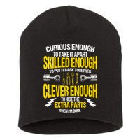 Curious Enough To Take It Apart Short Acrylic Beanie